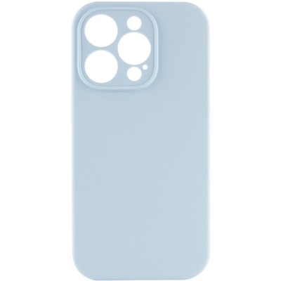 Купити Чехол Silicone Case Full Camera Protective (AA) NO LOGO для Apple iPhone 15 Pro Max (6.7") Голубой / Sweet Blue