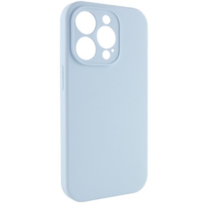 Купити Чехол Silicone Case Full Camera Protective (AA) NO LOGO для Apple iPhone 15 Pro Max (6.7") Голубой / Sweet Blue