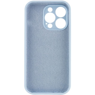Купити Чехол Silicone Case Full Camera Protective (AA) NO LOGO для Apple iPhone 15 Pro Max (6.7") Голубой / Sweet Blue