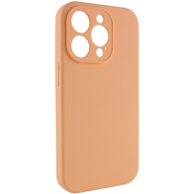 Купити Чехол Silicone Case Full Camera Protective (AA) NO LOGO для Apple iPhone 15 Pro Max (6.7") Оранжевый / Cantaloupe