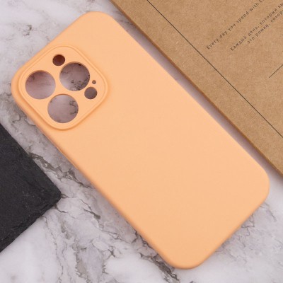 Купити Чехол Silicone Case Full Camera Protective (AA) NO LOGO для Apple iPhone 15 Pro Max (6.7") Оранжевый / Cantaloupe