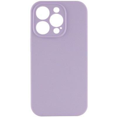 Купити Чехол Silicone Case Full Camera Protective (AA) NO LOGO для Apple iPhone 15 Pro Max (6.7") Сиреневый / Lilac