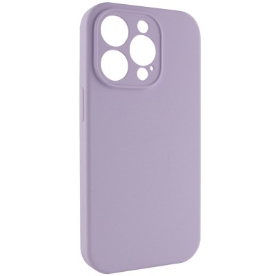 Купити Чехол Silicone Case Full Camera Protective (AA) NO LOGO для Apple iPhone 15 Pro Max (6.7") Сиреневый / Lilac