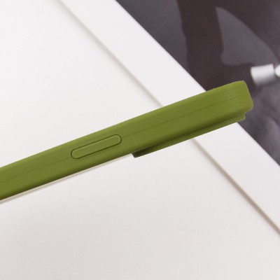 Купити Чехол Silicone Case Full Camera Protective (AA) для Apple iPhone 12 Pro (6.1") Зеленый / Dark Olive / PVH