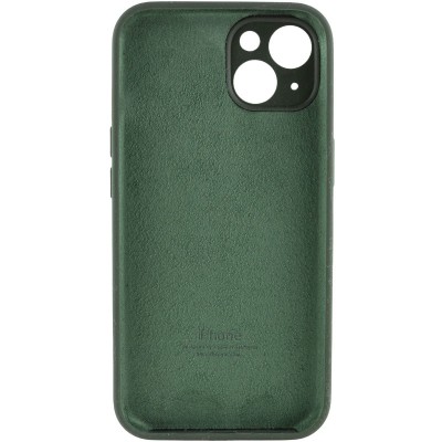 Чехол Silicone Case Full Camera Protective (AA) для Apple iPhone 13 (6.1") Зеленый / Cyprus Green / PVH