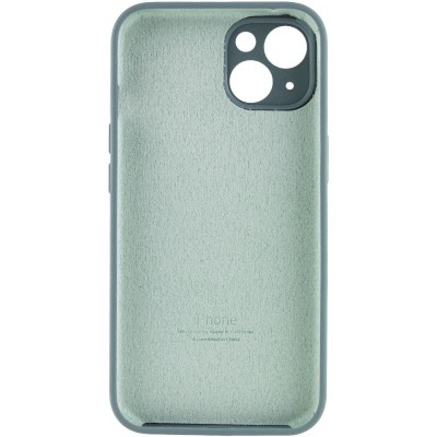 Чехол Silicone Case Full Camera Protective (AA) для Apple iPhone 13 (6.1") Зеленый / Pine green / PVH