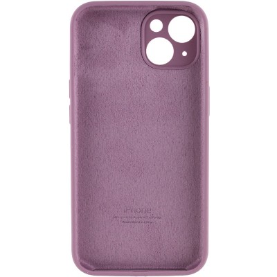 Чехол Silicone Case Full Camera Protective (AA) для Apple iPhone 13 (6.1") Лиловый / Lilac Pride / PVH