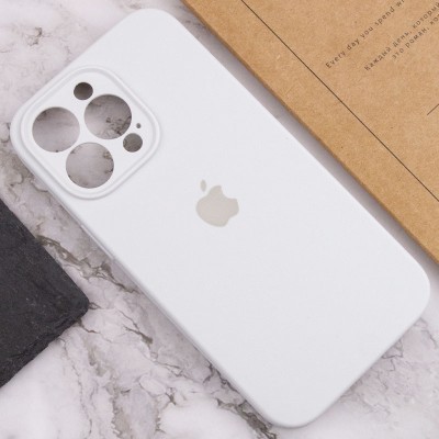 Купити Чехол Silicone Case Full Camera Protective (AA) для Apple iPhone 13 Pro (6.1") Белый / White / PVH