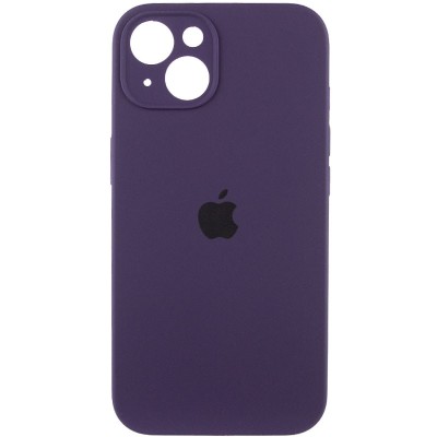 Купити Чехол Silicone Case Full Camera Protective (AA) для Apple iPhone 14 (6.1") Фиолетовый / Elderberry / PVH
