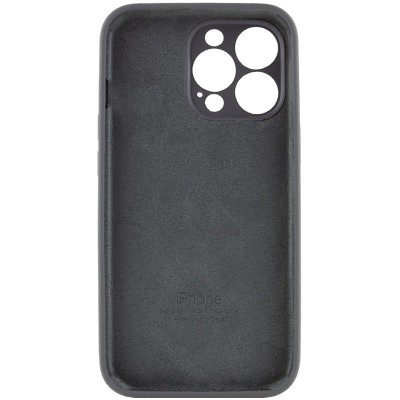 Купити Чехол Silicone Case Full Camera Protective (AA) для Apple iPhone 14 Pro Max (6.7") Серый / Dark Gray / PVH