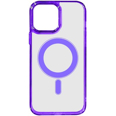 Купити Чехол TPU Iris with MagSafe для Apple iPhone 12 Pro / 12 (6.1") Фиолетовый