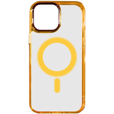 Купити Чехол TPU Iris with MagSafe для Apple iPhone 13 Pro Max (6.7") Оранжевый