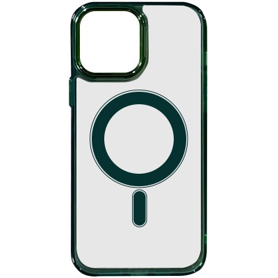 Купити Чехол TPU Iris with MagSafe для Apple iPhone 14 Pro Max (6.7") Зеленый