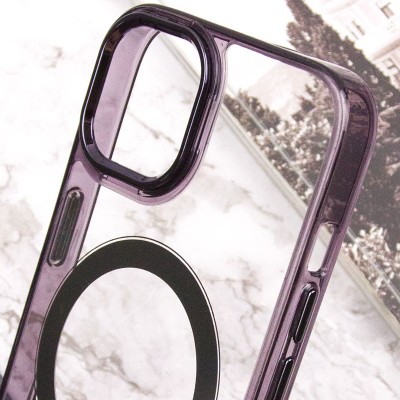 Чехол TPU Iris with MagSafe для Apple iPhone 15 (6.1") Черный