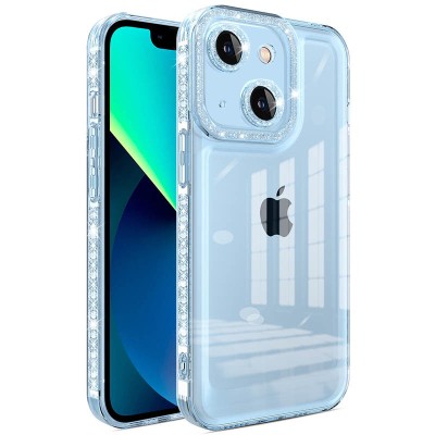 Купити Чехол TPU Starfall Clear для Apple iPhone 14 (6.1") Голубой