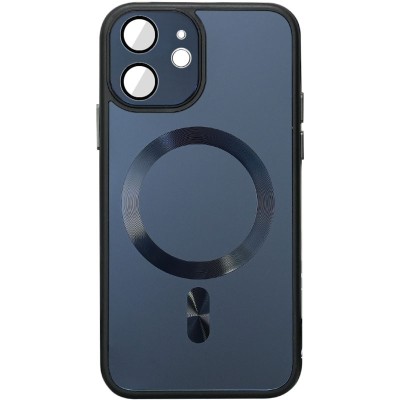 Купити Чехол TPU+Glass Sapphire Midnight with MagSafe для Apple iPhone 12 (6.1") Черный / Black Купити Чехол TPU+Glass Sapphire Midnight with MagSafe для Apple iPhone 12 (6.1") Черный / Black