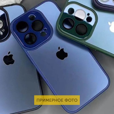 Купити Чехол TPU+Glass Sapphire Midnight для Apple iPhone 13 (6.1") Синий / Deep navy