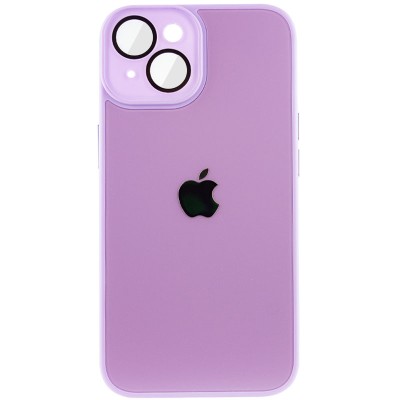 Купити Чехол TPU+Glass Sapphire Midnight для Apple iPhone 13 (6.1") Сиреневый / Lilac