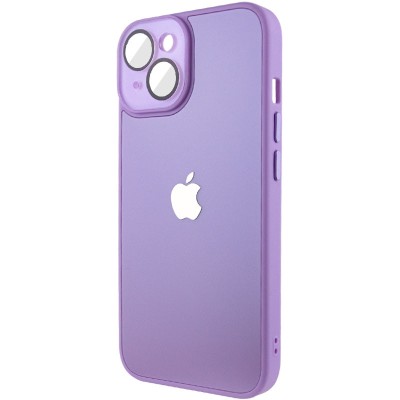 Купити Чехол TPU+Glass Sapphire Midnight для Apple iPhone 13 (6.1") Сиреневый / Lilac