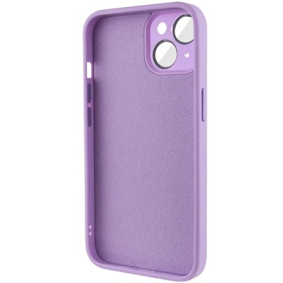 Купити Чехол TPU+Glass Sapphire Midnight для Apple iPhone 13 (6.1") Сиреневый / Lilac