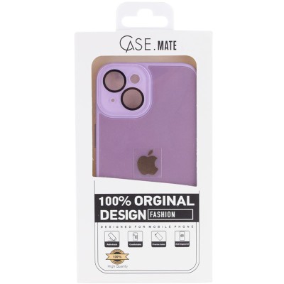 Купити Чехол TPU+Glass Sapphire Midnight для Apple iPhone 13 (6.1") Сиреневый / Lilac