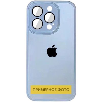 Купити Чехол TPU+Glass Sapphire Midnight для Apple iPhone 14 (6.1") Голубой / Blue