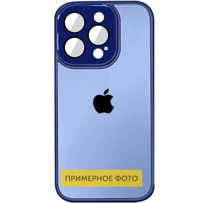 Купити Чехол TPU+Glass Sapphire Midnight для Apple iPhone 14 (6.1") Синий / Deep navy