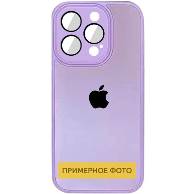 Купити Чехол TPU+Glass Sapphire Midnight для Apple iPhone 14 (6.1") Сиреневый / Lilac
