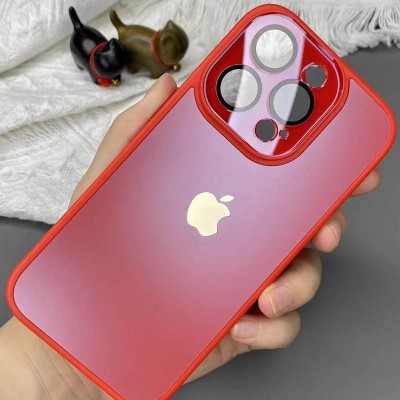 Купити Чехол TPU+Glass Sapphire Midnight для Apple iPhone 14 Pro Max (6.7") Красный / Red