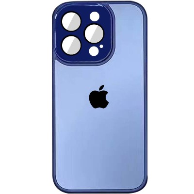 Купити Чехол TPU+Glass Sapphire Midnight для Apple iPhone 14 Pro Max (6.7") Синий / Deep navy