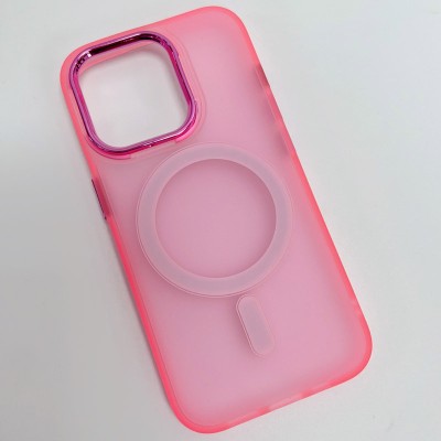 Чехол TPU+PC Lily with MagSafe для Apple iPhone 13 (6.1") Light Pink