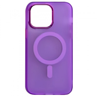 Купити Чехол TPU+PC Lily with MagSafe для Apple iPhone 14 (6.1") Purple
