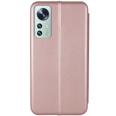Кожаный чехол (книжка) Classy для Xiaomi 12 Lite Rose Gold