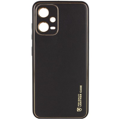 Купити Кожаный чехол Xshield для Xiaomi Poco X5 5G / Redmi Note 12 5G Черный / Black