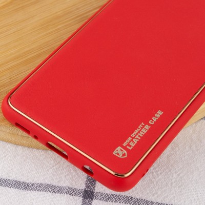 Купити Кожаный чехол Xshield для Xiaomi Redmi Note 12 Pro 4G Красный / Red