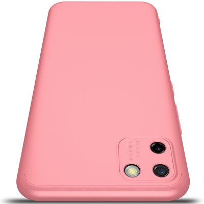 Пластиковая накладка GKK LikGus 360 градусов (opp) для Realme C11 (2020) Розовый / Rose Gold - 1