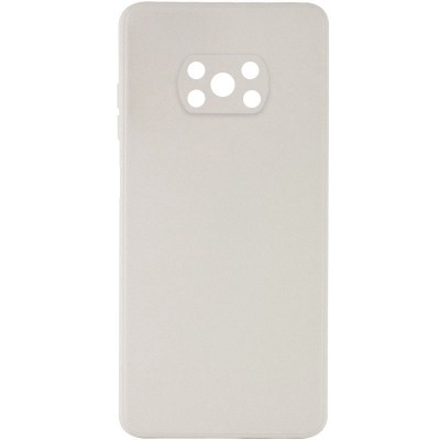 Купити Силиконовый чехол Candy Full Camera для Xiaomi Poco X3 NFC / Poco X3 Pro Серый / Smoky Gray