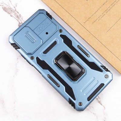 Купити Ударопрочный чехол Camshield Army Ring для Xiaomi Poco X5 5G / Note 12 5G Голубой / Light Blue Купити Ударопрочный чехол Camshield Army Ring для Xiaomi Poco X5 5G / Note 12 5G Голубой / Light Blue