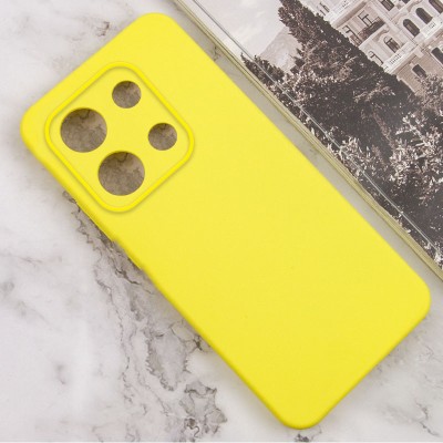 Купити Чехол Silicone Cover Lakshmi Full Camera (A) для Xiaomi Poco X6 Pro Желтый / Flash