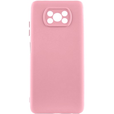 Купити Чехол Silicone Cover Lakshmi Full Camera (AAA) для Xiaomi Poco X3 NFC / Poco X3 Pro Розовый / Light pink