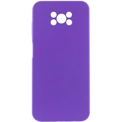 Купити Чехол Silicone Cover Lakshmi Full Camera (AAA) для Xiaomi Poco X3 NFC / Poco X3 Pro Фиолетовый / Amethyst