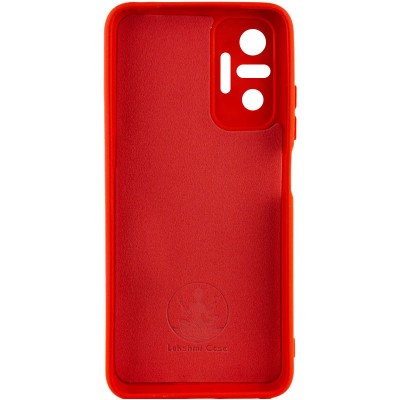 Чехол Silicone Cover Lakshmi Full Camera (AAA) для Xiaomi Redmi Note 10 Pro / 10 Pro Max Красный / Red