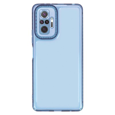 Купити Чехол TPU Starfall Clear для Xiaomi Redmi Note 10 Pro / 10 Pro Max Голубой