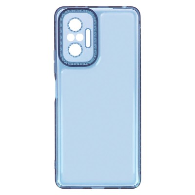 Купити Чехол TPU Starfall Clear для Xiaomi Redmi Note 10 Pro / 10 Pro Max Голубой