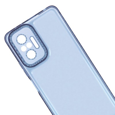 Купити Чехол TPU Starfall Clear для Xiaomi Redmi Note 10 Pro / 10 Pro Max Голубой