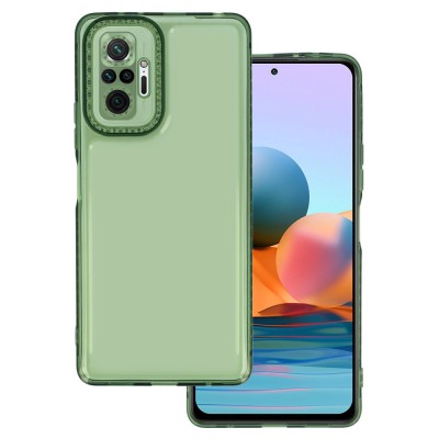 Купити Чехол TPU Starfall Clear для Xiaomi Redmi Note 10 Pro / 10 Pro Max Зеленый