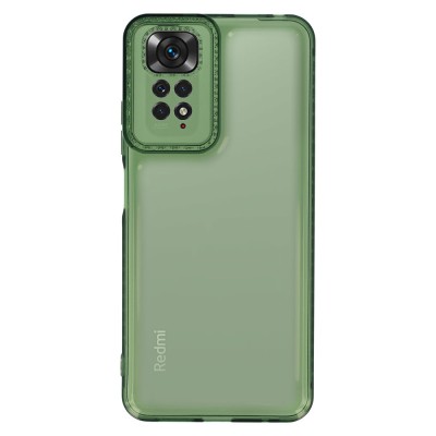 Купити Чехол TPU Starfall Clear для Xiaomi Redmi Note 11 Pro 4G/5G / 12 Pro 4G Зеленый