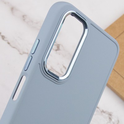Купити TPU чехол Bonbon Metal Style для Samsung Galaxy A54 5G Голубой / Mist blue
