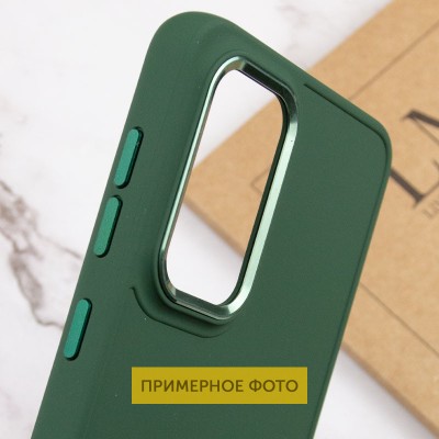 Купити TPU чехол Bonbon Metal Style для Samsung Galaxy S23 Ultra Зеленый / Pine green