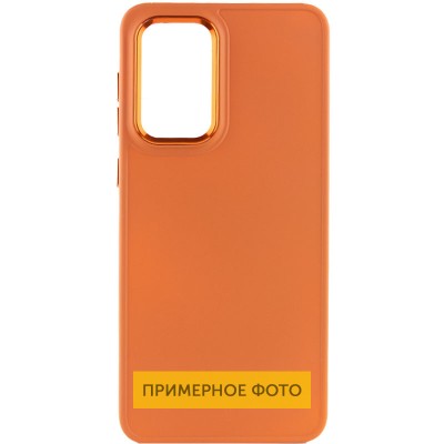 Купити TPU чехол Bonbon Metal Style для Samsung Galaxy S23 Ultra Оранжевый / Papaya